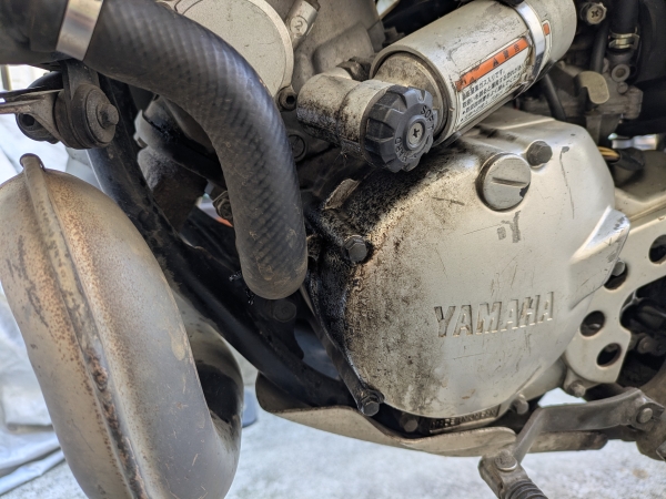 YPVSから排気漏れ