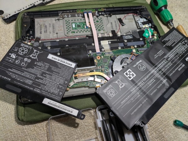 バッテリー交換